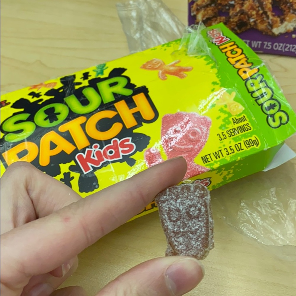 Big sour patch kid head. Super rare. Better buy.